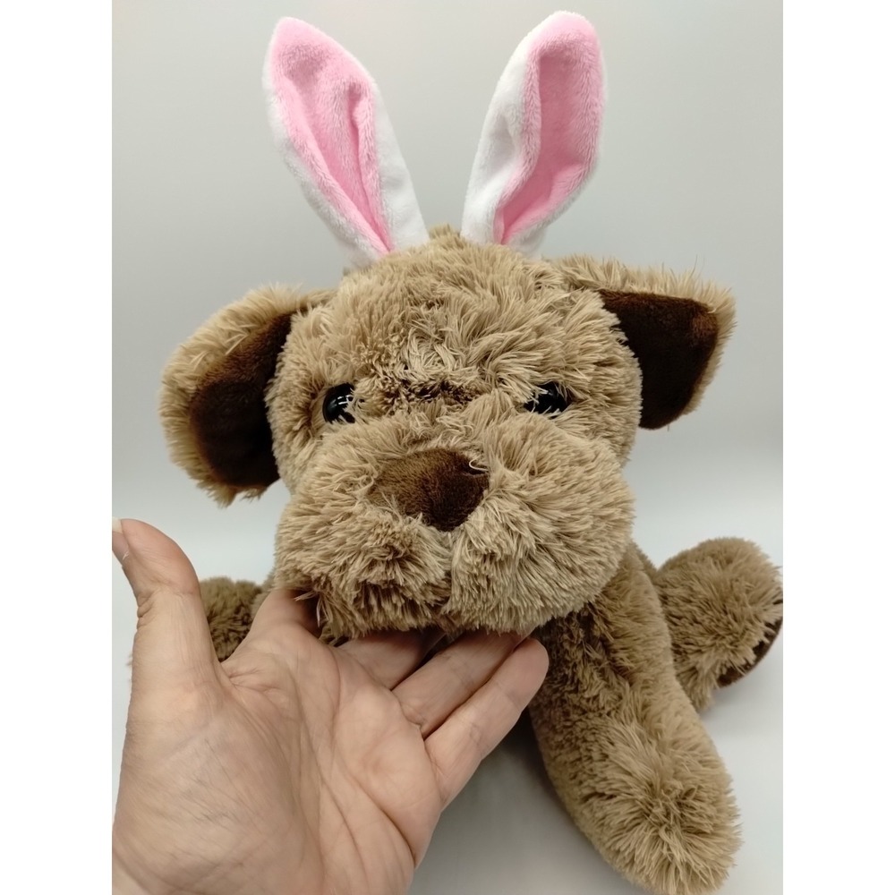 Russell Stover Bunny Dog Plush Cocoa Brown Puppy Stuffed Animal Easter Ears 13" - Picture 2 of 10
